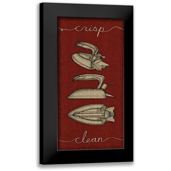 Pied Piper Creative 9x14 Black Modern Framed Museum Art Print Titled - Pressed I
