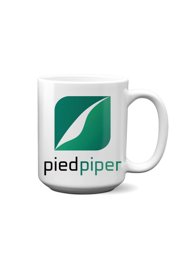 Pied Piper New Logo Ceramic 15oz Mug