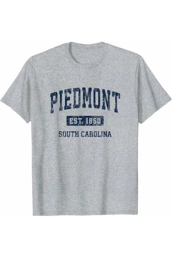 Piedmont South Carolina Sc Vintage Athletic Sports Design Unisex S-5XL Hot Trending Shirt Birthday Gift