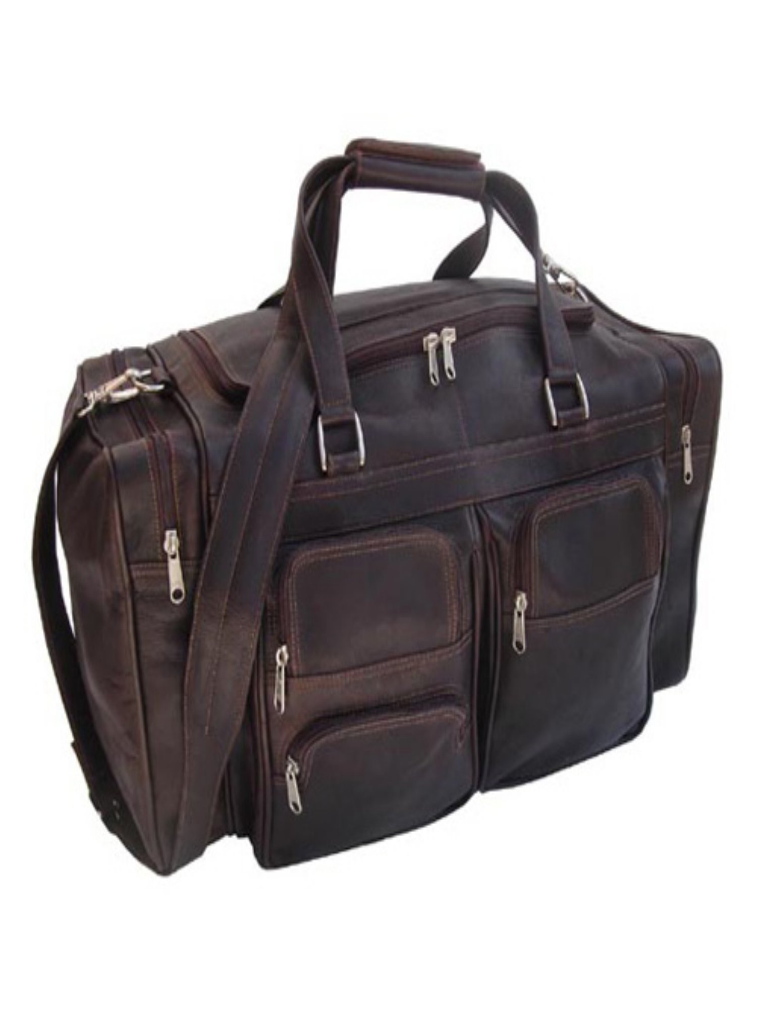 Piel Leather 20 inch Duffel Bag with Pockets - image 1 of 2