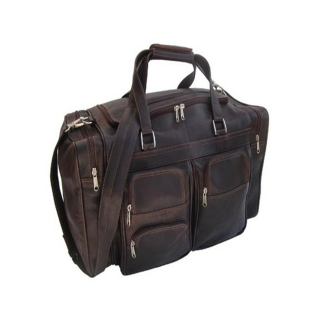 Piel Leather 20 inch Duffel Bag with Pockets