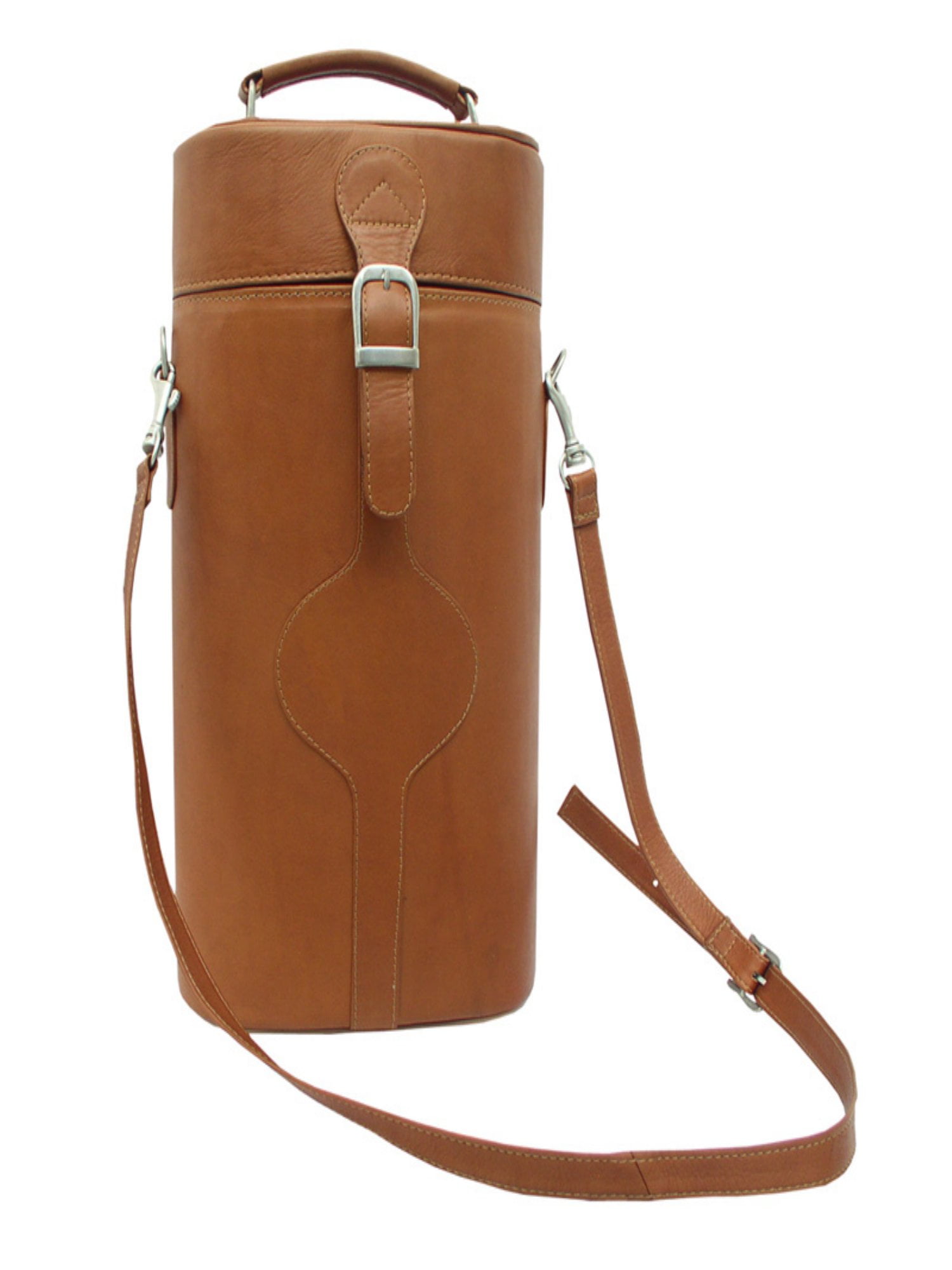 Leather wine bottle online carrier