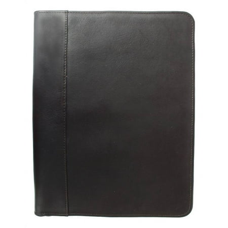 Piel Leather Zippered Padfolio