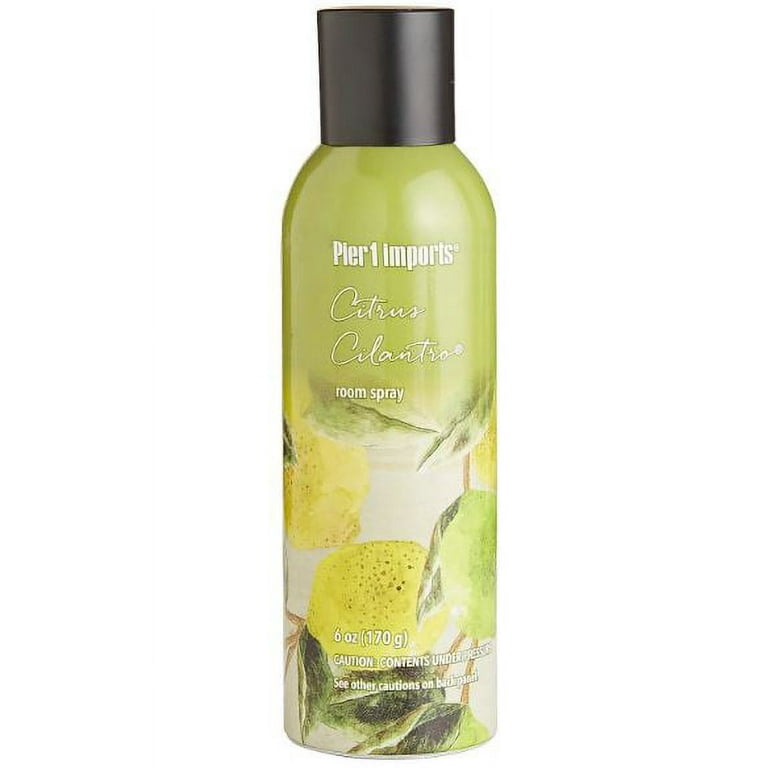 Pier Imports Premium Room Spray 6oz Bottle Citrus Cilantro