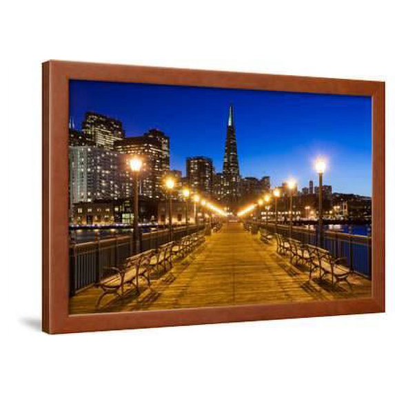 Pier 7 in San Francisco, Framed Art Print Wall Art by nstanev Sold by Art.Com