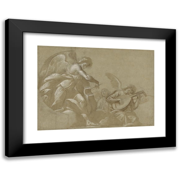 Pier Francesco Mazzucchelli 14x11 Black Modern Framed Museum Art Print Titled - Angel (1598-1599)