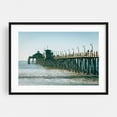 thumbnail image 1 of The Pier in Imperial Beach 02 - Imperial Beach California Photography Ocean Boardwalk Coastal Seaside Water Maritime Black Framed Wall Art Print 5 x 7 inches, 1 of 4