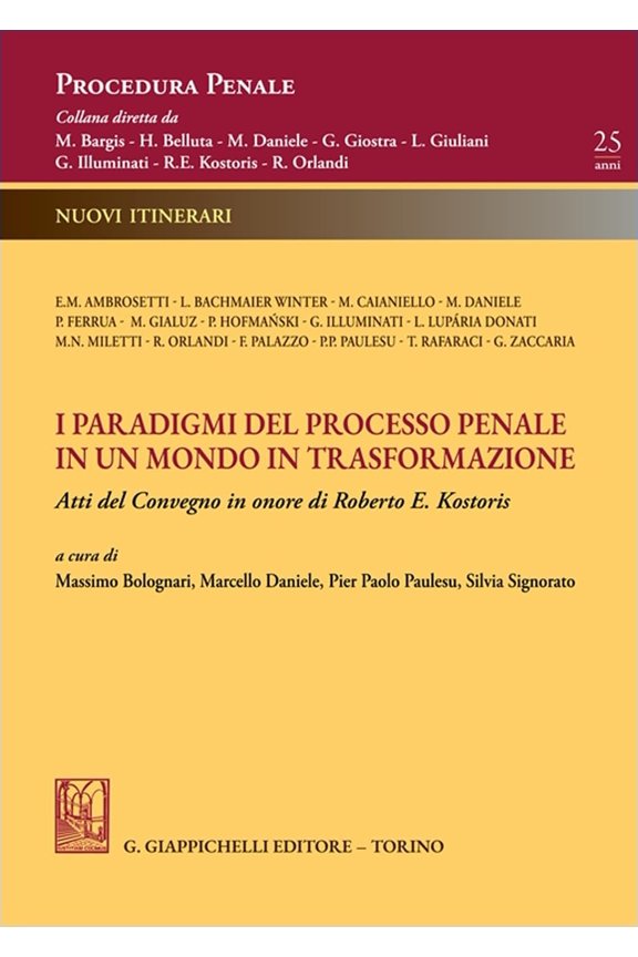 Pier Paolo Paulesu,M I paradigmi del processo penale in un mondo in trasformazione. (Paperback)