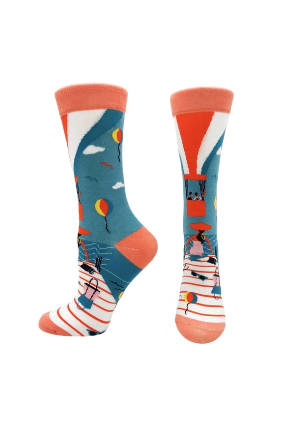 Pier Party Socks from the Sock Panda (Adult Medium)
