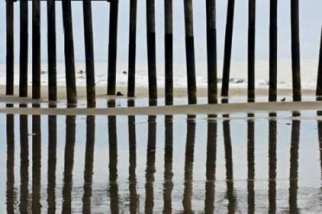 Pier Pilings II3 Canvas Art - Lee Peterson (12 x 18)