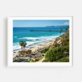 thumbnail image 1 of The Pier in San Clemente - San Clemente California Photography Beach Coastal Ocean Palm Tree Waves Scenic Summer White Framed Wall Art Print 18 x 24 inches, 1 of 3