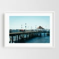 thumbnail image 1 of Pier in Coronado - Photography Boardwalk Seaside Coastal Ocean Harbor Seascape White Framed Wall Art Print 16 x 24 inches, 1 of 3