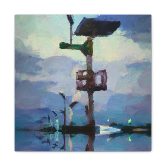 Pier in Reflection - Canvas