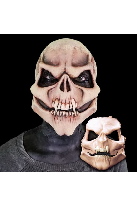 Pierce Demon Skull Foam Latex Prosthetic Appliance Mask