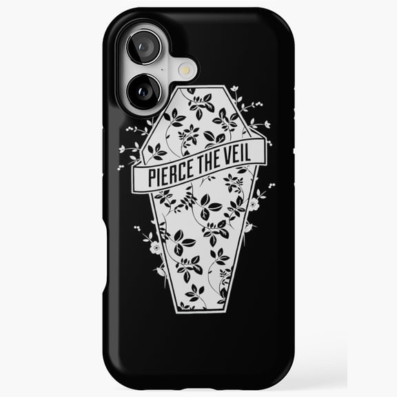 Pierce Flower Aesthetic Rock Design Phone Case for iPhone 17 16 15 14 13 12 11 Pro Max