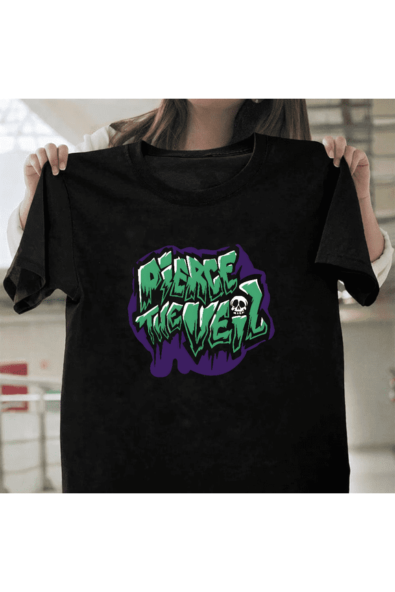 Pierce The Veil Post Hardcore Rock Band Fan Apparel Unisex T-Shirt, up to size 3XL.