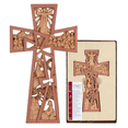 thumbnail image 1 of Dicksons Pierced Stages of Christ Easter 11 Inch Resin Stone Wall Cross, 1 of 2