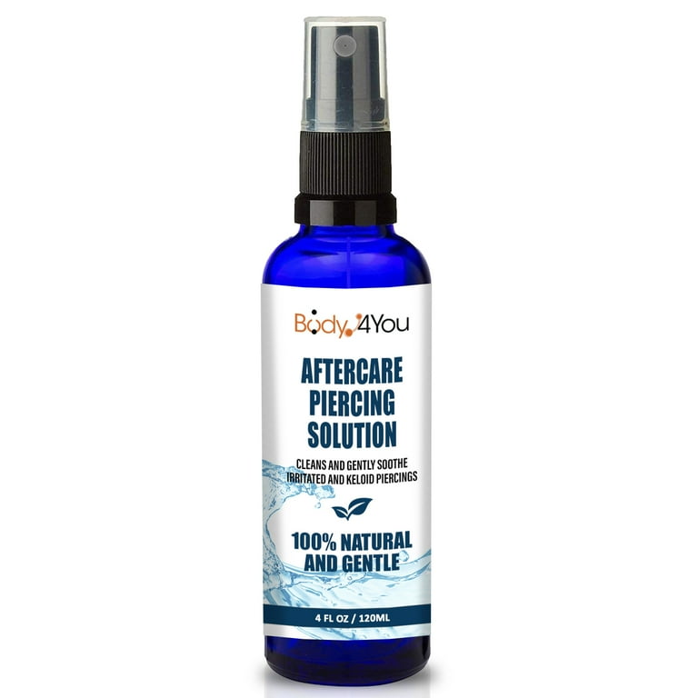 How to Clean Piercing With Saline Spray