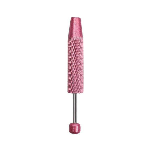 Piercing Ball Grabber Tool, Diamond Claw Tweezers, Piercing Assistant Pen, Stainless Steel Jeweler Pick Up Tool 4 Claw Gem Picker Tool Pink Chip Pick for Small Parts Pickup, 1 Pcs, 2.48 Inches