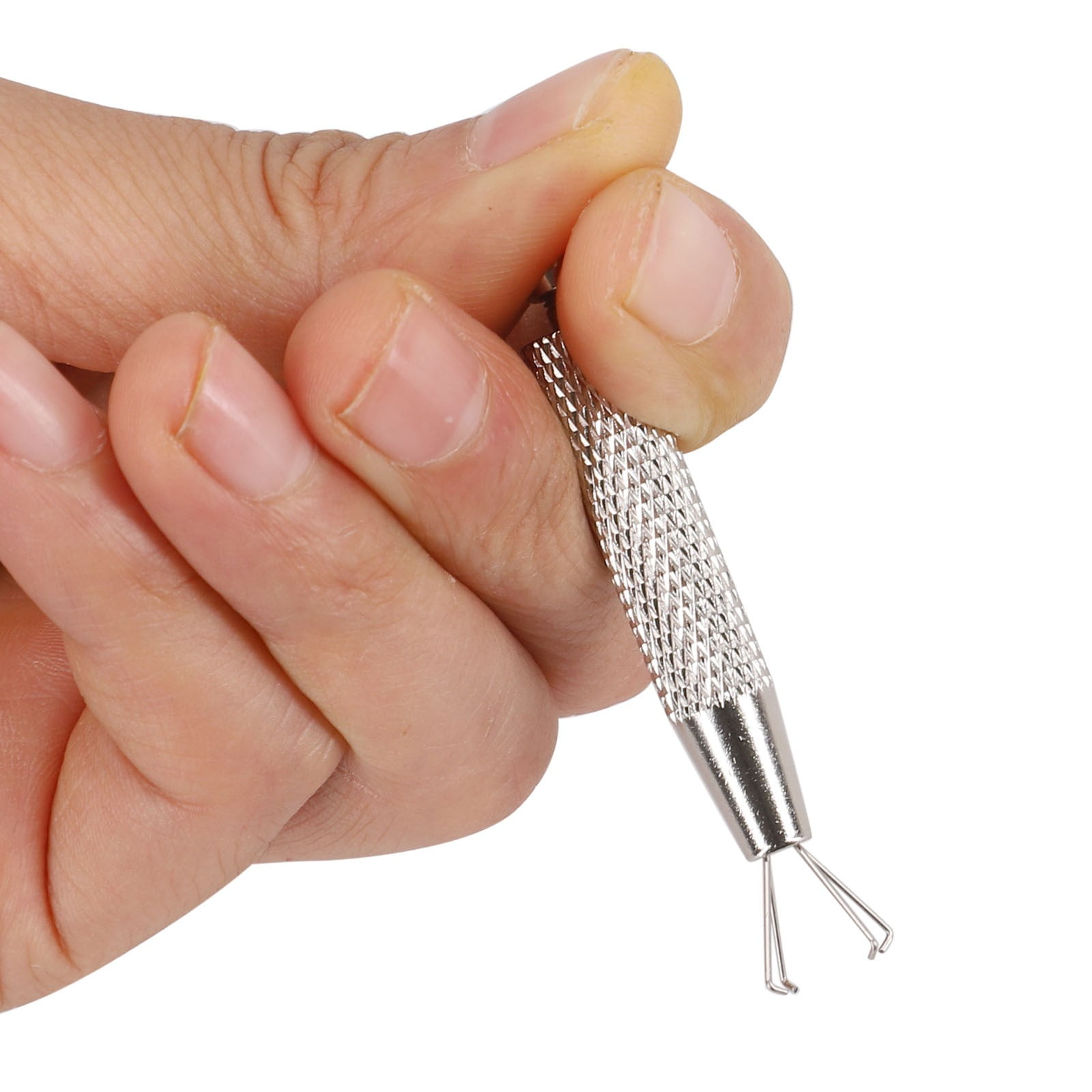 Piercing Ball Grabber with 4 jaw Holder Diamond Claw Tweezers for IC