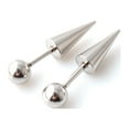 thumbnail image 1 of Piercing Jewelry Earrings Spike Stud Earrings Set Great Gift for Men Women, 1 of 16