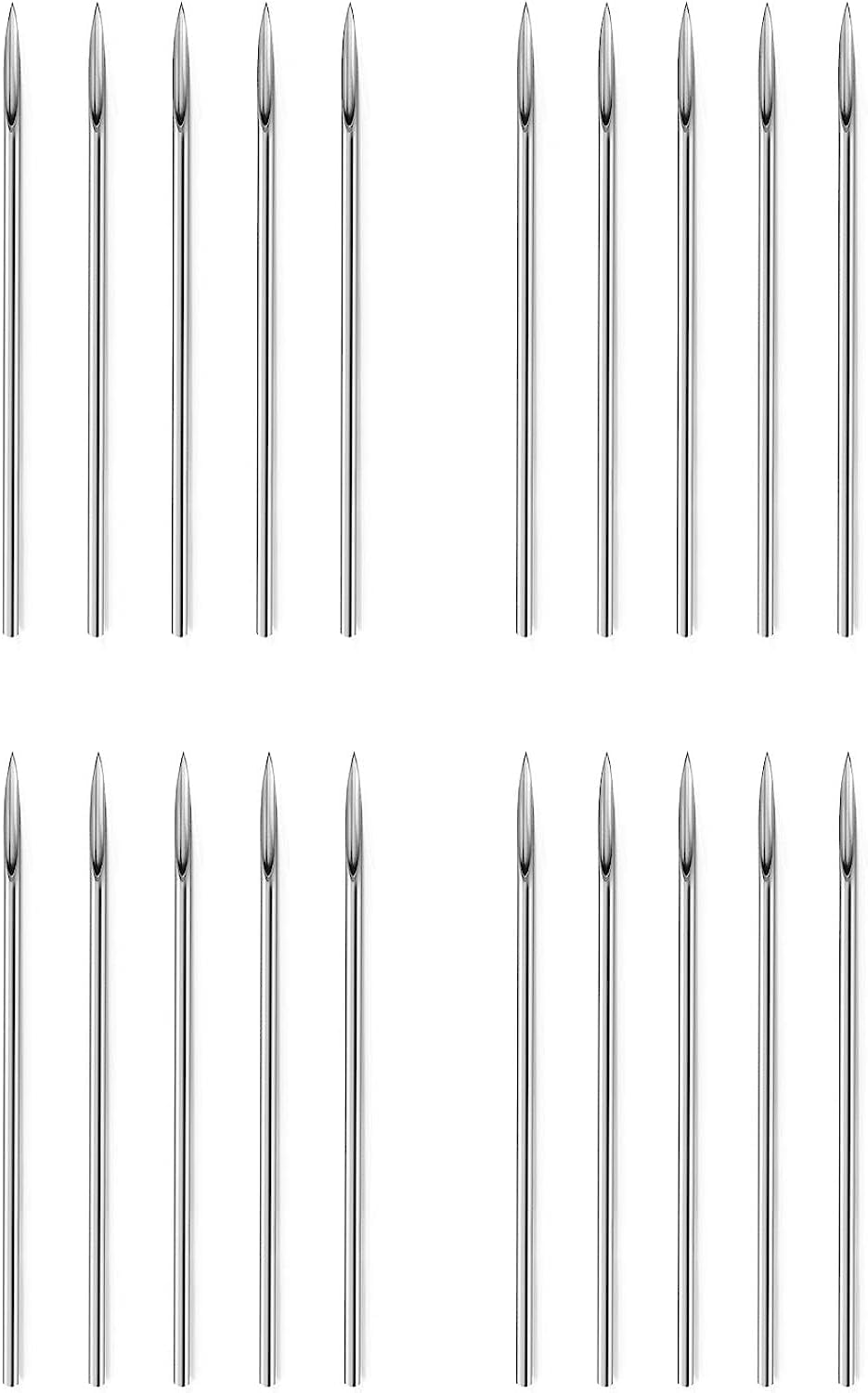 WillTen Piercing Set 12G-15G - Komplettset Für Septum, Bauchnabel & Ohr Piercings