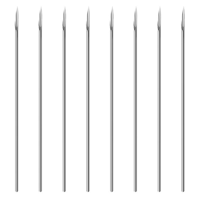 Piercing Needles,40PCS 20G Stainless Steel Sterile Disposable Surgical