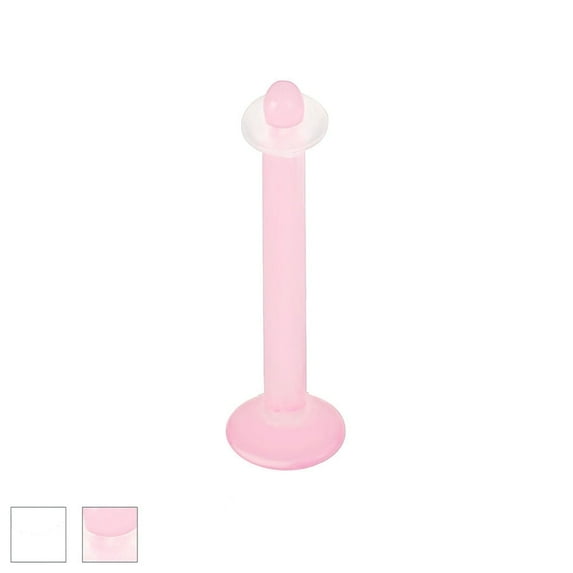 Piercing Retainer 14G Acrylic Tongue Ring