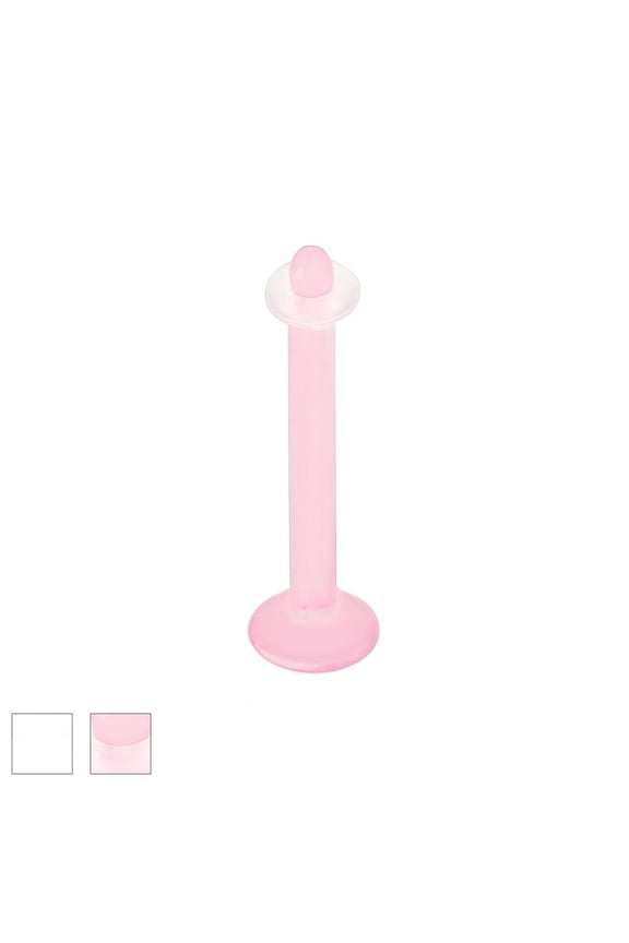 Piercing Retainer 14G Acrylic Tongue Ring