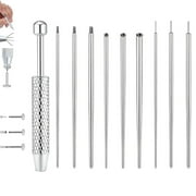 Piercing Taper Ball Grabber Tool for Changing Jewelry - 16G 18G 20G Threadless/Internal thread/External Thread Piercing Taper Stretching Kit for Ear/Nose/Navel/Nipple/Lip/Eyebrow/Tongue