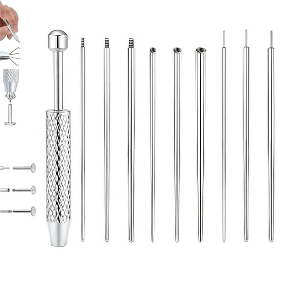 Piercing Taper Ball Grabber Tool for Changing Jewelry - 16G 18G 20G Threadless/Internal thread/External Thread Piercing Taper Stretching Kit for Ear/Nose/Navel/Nipple/Lip/Eyebrow/Tongue