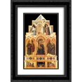 thumbnail image 1 of Piero della Francesca 2x Matted 18x24 Black Ornate Framed Art Print 'Polyptych of St. Anthony', 1 of 2
