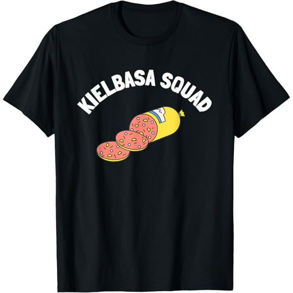 Pierogi Kielbasa Paczki Polish Food Cuisine - Kielbasa Squad T-Shirt