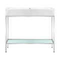 thumbnail image 1 of Pierre 40 Single, Freestanding, Open Shelf, Chrome Metal Frame Bathroom Vanity, 1 of 12