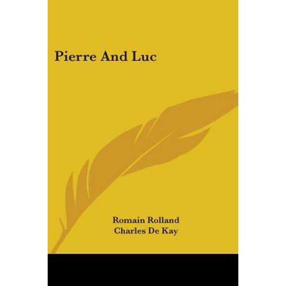 Pierre and Luc Paperback