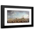 thumbnail image 1 of Pierre-Antoine Demachy 18x12 Black Modern Framed Museum Art Print Titled - The Festival of the Supreme Being, in Champ-De-Mars (1794), 1 of 5