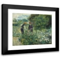 thumbnail image 1 of Pierre-Auguste Renoir 17x15 Black Modern Framed Museum Art Print Titled - Picking Flowers (1875), 1 of 5