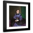 thumbnail image 1 of Pierre-Auguste Renoir 19x24 Black Modern Framed Museum Art Print Titled - Mademoiselle Sicot (1865), 1 of 5
