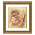 thumbnail image 1 of Pierre-Auguste Renoir 20x23 Gold Ornate Framed and Double Matted Museum Art Print Titled - The Artist's Son Claude or ‘Coco- (C. 1906), 1 of 4