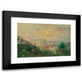 thumbnail image 1 of Pierre-Auguste Renoir 24x17 Black Modern Framed Museum Art Print Titled - View of Montmartre (1885), 1 of 5