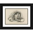thumbnail image 1 of Pierre-Auguste Renoir 24x18 Black Ornate Framed Double Matted Museum Art Print Titled: The Small Clum Door (Claude Renoir Writing) (1905), 1 of 5