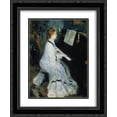thumbnail image 1 of Pierre Auguste Renoir 2x Matted 20x24 Black Ornate Framed Art Print 'Young Woman at the Piano', 1 of 2