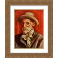 thumbnail image 1 of Pierre Auguste Renoir 2x Matted 20x24 Gold Ornate Framed Art Print 'Self-Portrait', 1 of 2