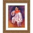thumbnail image 1 of Pierre Auguste Renoir 2x Matted 20x24 Gold Ornate Framed Art Print 'The white pierrot (Jean Renoir)', 1 of 2