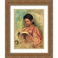 thumbnail image 1 of Pierre Auguste Renoir 2x Matted 20x24 Gold Ornate Framed Art Print 'Woman Reading', 1 of 2