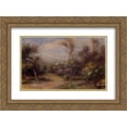 thumbnail image 1 of Pierre Auguste Renoir 2x Matted 24x18 Gold Ornate Framed Art Print 'Landscape near Cagnes', 1 of 2