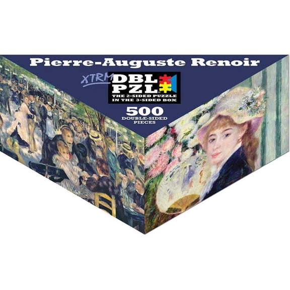 Pierre-Auguste Renoir - 500pc Double-Sided Jigsaw Puzzle by Pigment & Hue