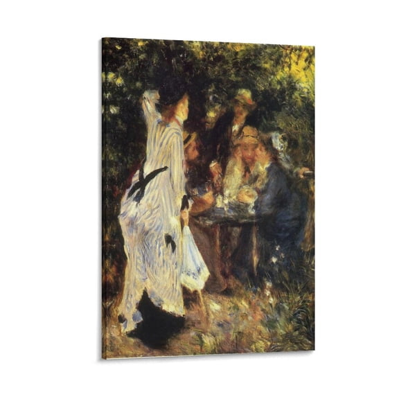 Pierre Auguste Renoir in The Garden Under The Trees Poster Canvas Wall Art Prints Poster Gifts Photo Picture Painting Posters Room Decor Home Decorative 08x12inch(20x30cm)