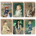 thumbnail image 1 of Pierre-Auguste Renoir Girl Watering Bohemienne Manet Piano Portrait Sisters Fine Art Greeting Card Pack of 6, 1 of 5