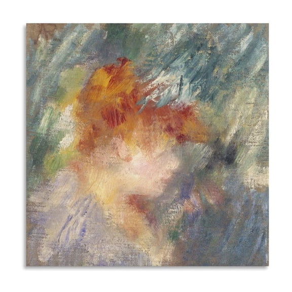 Pierre Auguste Renoir Jeanne Samary Wall Art Poster Gifts Bedroom Prints Home Decor Hanging Picture Canvas Painting Posters 20x20inch(50x50cm)